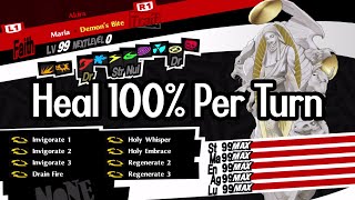 How to Heal 100% per turn in Persona 5 Royal (Maria Build)