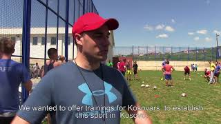 A "HOOLIGAN'S SPORT PLAYED BY GENTLEMEN" IS NOW BEING PLAYED IN KOSOVO, TOO