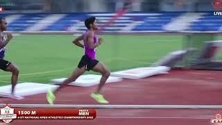 1500M MEN 61st Open National Athletics Championship 2022 Heat