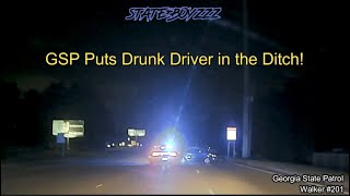 Drunk Driver Flees From GSP and Drives Out of Rolling Roadblock | PIT and Rollover