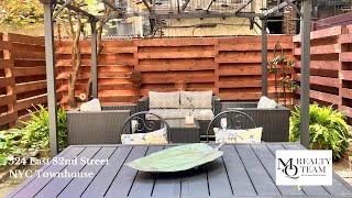 524 E82nd Street Townhouse Owners Duplex Private Garden 74 West Real Estate