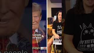 Donald Trump drops a news song ahead of 2024 elections 🤔 😳 🙄 🤣 😬. #trump #shorts #viralvideo