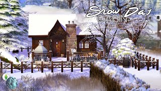 Snow Day Cabin | The Sims 4 - Speedbuild