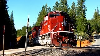 Union Pacific 1988 Heritage Unit On Donner Pass