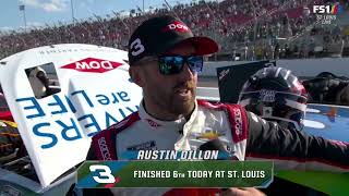 AUSTIN DILLON POSTRACE INTERVIEW - 2024 ENJOY ILLINOIS 300 NASCAR AT GATEWAY