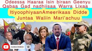 ODUU VOA ||Jaartiin Ameerikaa Maraatte ||Abiy Ahmed Dugda itti gate ||Loltoota Somaaliyaa fi Ertiraa