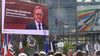 Evry-Courcouronnes : Hommage Républicain à Francis Chouat place des Droits de l’Homme et du Citoyen