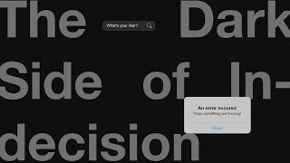 🔴Collective Online | The Dark Side Of Indecision