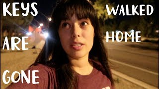 FORGOT MY CAR KEYS WALKING HOME | MOM OF TWINS