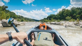 Kayak Camping Texas - Catch & Cook Tacos (Pedernales River)