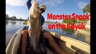 Kayak Fishing for Monster Snook - Snook Fishing on Native Ultimate 12