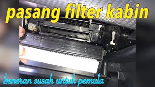 Pasang filter kabin all new brio satya