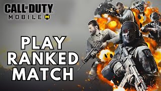 How to Play Ranked Match in Call Of Duty Mobile? 2024