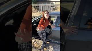 She almost STOLE her EX'S car!