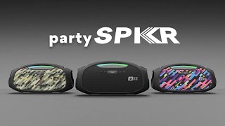 Meet the MEE audio partySPKR! The Perfect Portable Bluetooth Speaker with Built-In LED Lights!