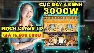 CỤC ĐẨY CÔNG SUẤT 4 KÊNH 1500W LIỆU CÓ KÉO ĐƯỢC 8 LOA FULL? | Starsound K-4100ST 16.600.000Đ