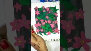 easy painting ideas #easypainting #shortvideo #shorts #creativehacks #ideas #flowers