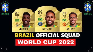 Brazil squad 2022 world cup 🔥  - FIRMINO and Gabriel OUT ❌ - Brazil squad 2022 world cup qatar