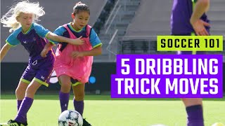 5 Dribbling Trick Moves (includes Maradona, Cruyff, Rivelino) | Advanced Soccer Skills by MOJO