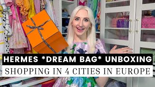 HERMES *DREAM BAG* UNBOXING! | My Experience Shopping in Sweden, Denmark, Germany, & Netherlands