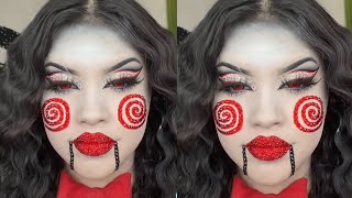 Rhinestone Jigsaw makeup tutorial ft Oozelife