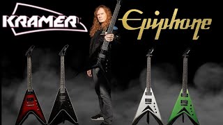 Dave Mustaine Epiphones and Kramers are interestingly priced