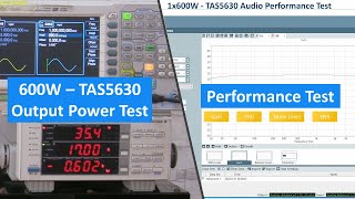 Mono 600W TAS5630 Audio Amplifier Board Power Test & APX515 Audio Performance Test | TAS5630 TPA3255