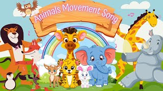 Animals Movement Song for Kids: Fun Exercise and Dance with Animals