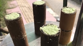 KUE PUTU BAMBU KHAS AROMA PANDAN, TERNYATA ENAK || INDONESIA STREET FOOD #lanjutkandikamu