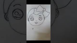 How to draw a girl✏️ #art #artwork #draw #drawing #easy #girl #sketch #anime #cartoon #fashion