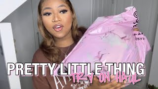 PRETTY LITTLE THING TRY ON HAUL | SAMKELISO