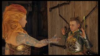 ATREUS MEET THRUD SCENE - GOD OF WAR RAGNAROK CUTSCENE GAME