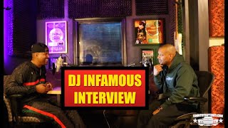 Dj Infamous talks Da Baby, Pimp C, Ludacris, 50 Cent, P Diddy, Greg Street & How He became a DJ.