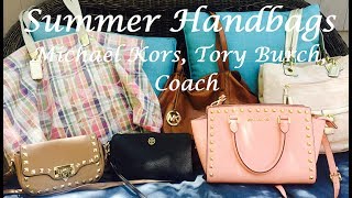 Summer Handbags - 2017 - Tory Burch, Michael Kors, Coach