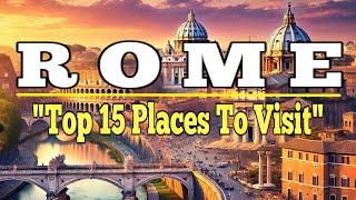 Rome: Top 15 Places to Visit in Rome, Italy. Ultimate Travel Guide.