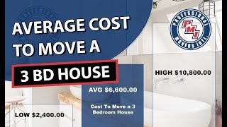 Average Cost to Move a 3 Bedroom House