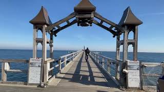 Seebrücke Sellin und Kat Kirche Maria Meeresstern   4K