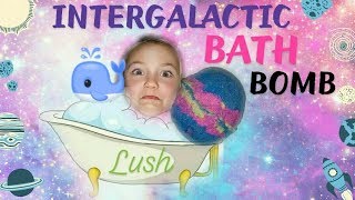 INTERGALACTIC Bath BOMB 🐳 /Lush bath bomb demo