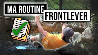 COMMENT avoir son FRONT LEVER avec cette ROUTINE AMÉLIORÉE