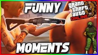 GTA 5 Online - "FUNNY MOMENTS & STUNT COMPILATION" (Vortex)