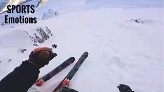 CAM Embarquée - Ski FREERIDE avec Jérôme Caroli à Verbier en Suisse