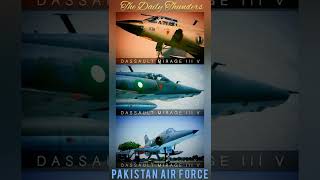 Largest operator of French Dassault Mirage III/Mirage 5 fighters in the World, Pakistan Air Force