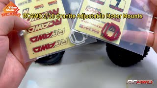 RCAWD New Release -ARRMA GROM Adjustable Motor Mounts