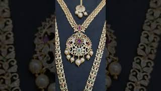 price: 4500 inr / marriage cz bridal set/whatsapp 7338089004/ manufacturers price