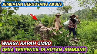 KEJADIAN VIRAL HARI INI❗ternyata ada desa terpencil & Jembatan balok tua kondisi seperti ini