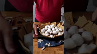 Toss this s’mores dip on your smoker for a last minute dessert! #cooking #traegergrills #shorts