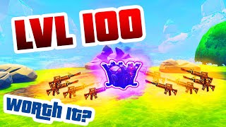 Noobs VS LVL 100 Storm Chest - is it worth it? Fortnite save the world