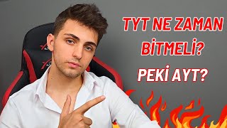 TYT Ne Zaman Bitmeli, AYT Ne Zaman Başlar? (TYT-AYT DENGESİ) | #tyt #yks