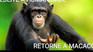 REJEITA A HUMANIDADE RETORNE A MACACO