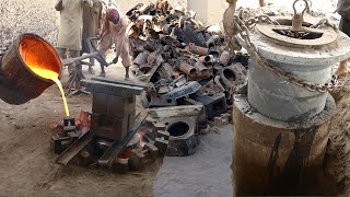 Underground Metal pipe Making Technique with Amazing Skills